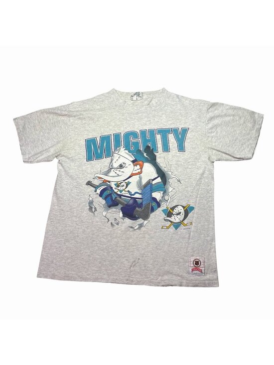 Nutmeg Other - Vintage 90's Nutmeg USA Anaheim Mighty Ducks Disney NHL T-Shirt Men's L